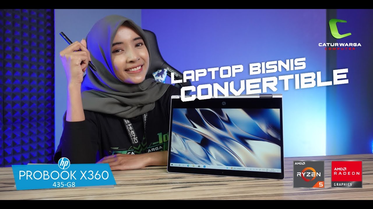 Laptop Bisnis Convertible | HP ProBook X360 435-G8