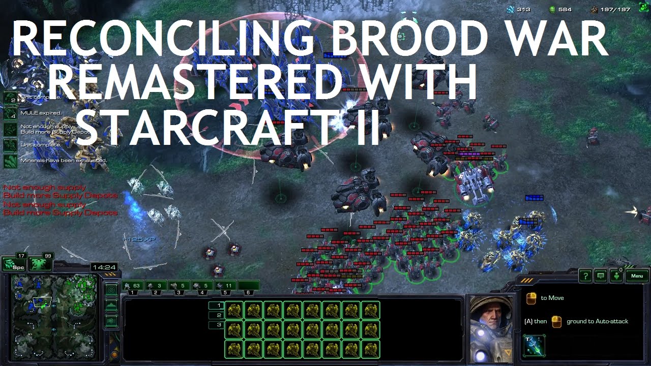 Reconciling Brood War Remastered with StarCraft II
