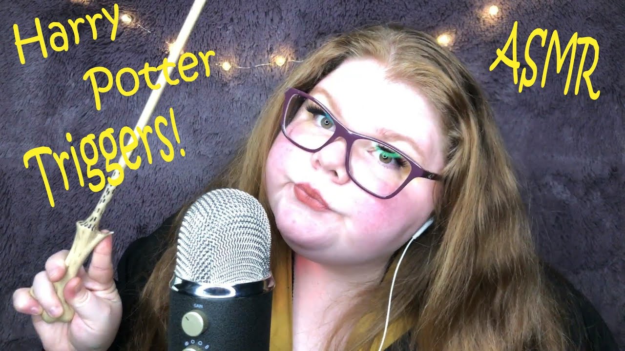 ASMR HARRY POTTER TRIGGERS! Tapping & Repeating words!