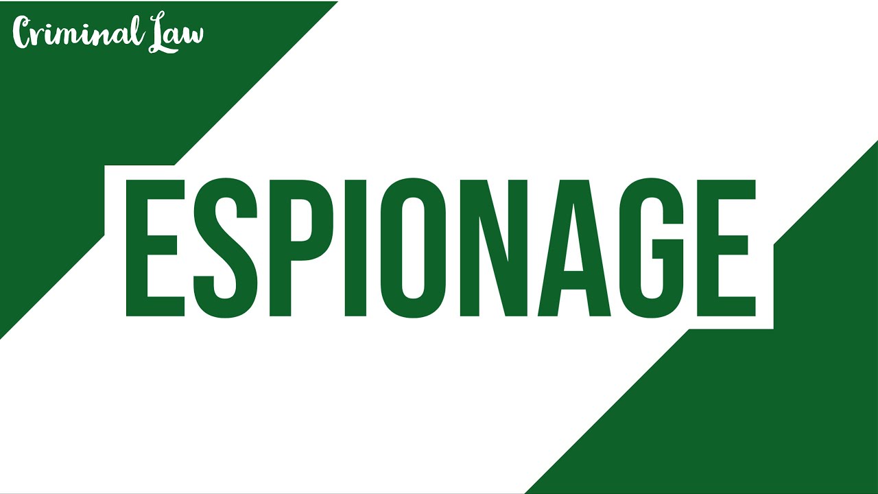 [Article 117] Espionage; Criminal Law Discussion