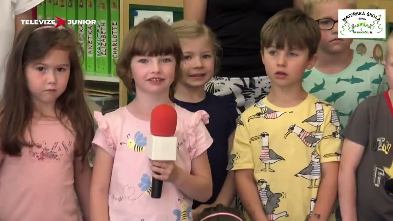 MŠ Na paloučku - Projektový den - TOČTE  JAKO PROFESIONÁLOVÉ S TELEVIZÍ JUNIOR