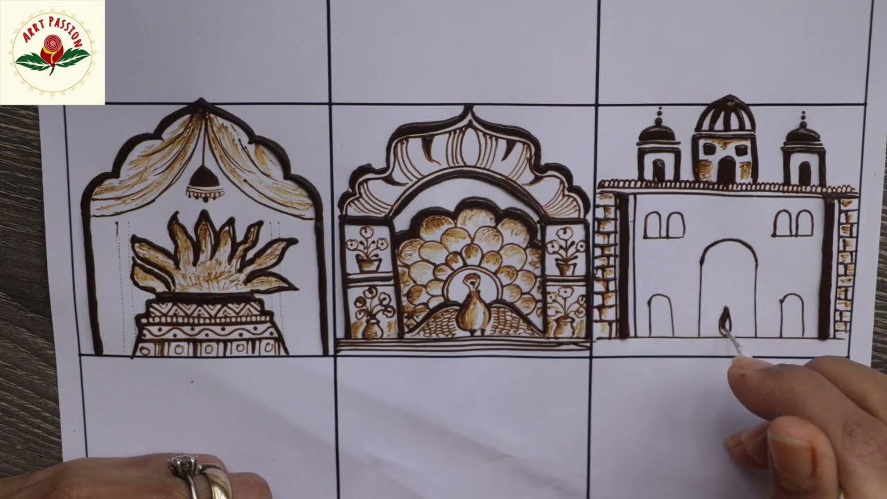 Bridal mehendi elements | Dulhan mehendi | henna designs for front hand |