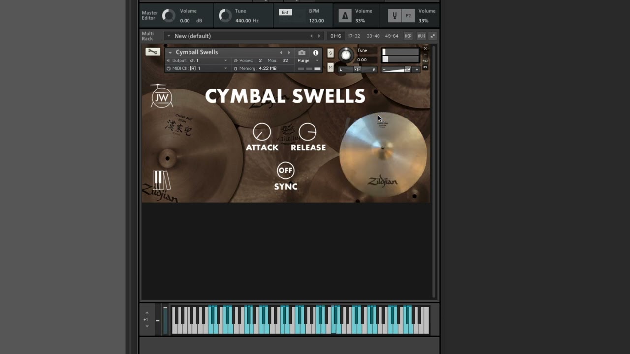 Cymabl swells Pianobook Demo FREE Kontakt Instrument - PianoBook Free Kontakt Instrument Library