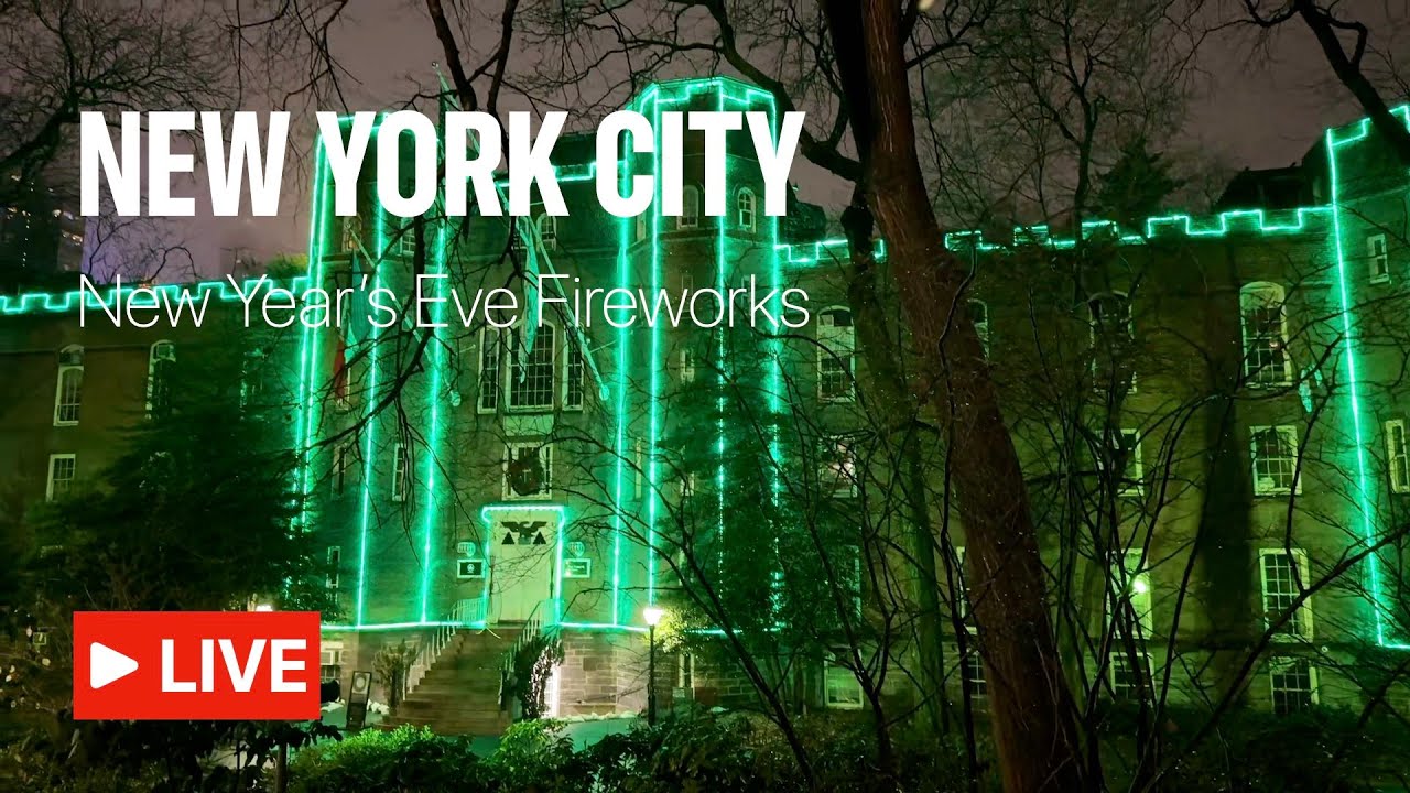 NYC Live - New Years Eve 2023 Fireworks (Dec 31, 2022)