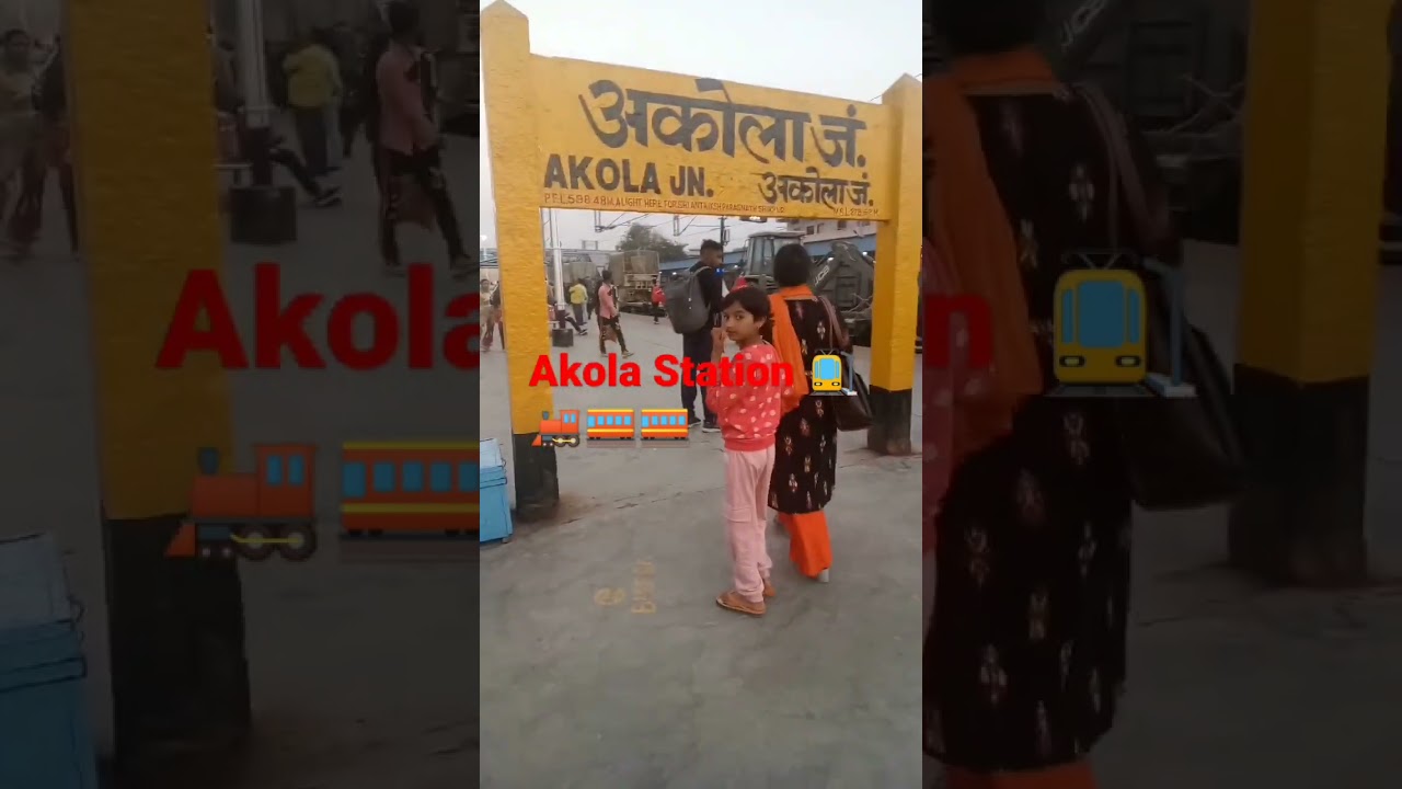 Akola railway station 🚉🚂🚃🚉