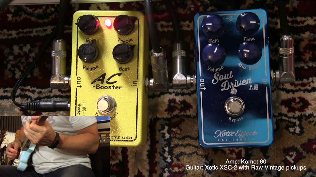Xotic Soul Driven Allen Hinds vs Xotic AC Booster