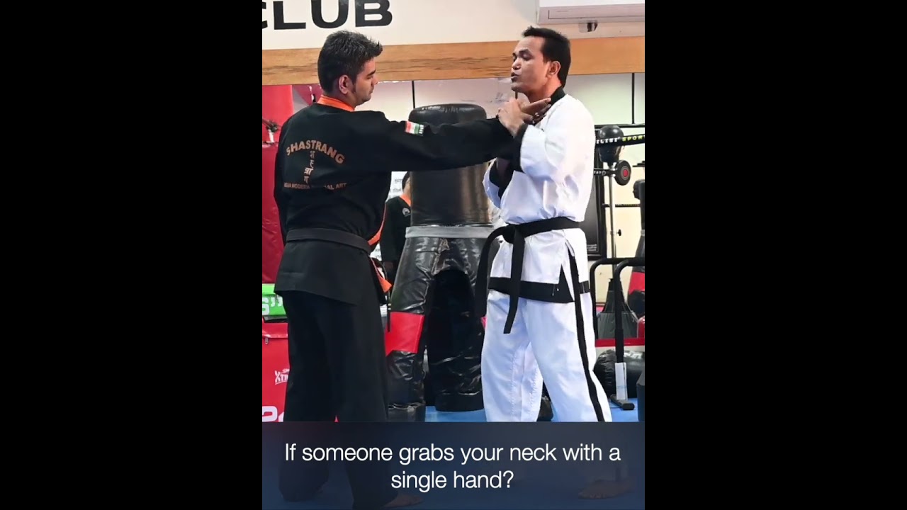 Neck Grab Attack?  | Learn how to stop it FAST from a Grandmaster! Shastrang | Martial Art | 2024