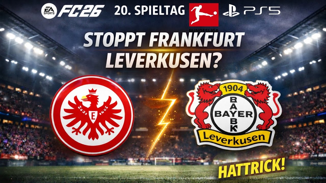 FC26 | Eintracht Frankfurt vs BayerLeverkusen | 20. Spieltag | Bundesliga Simulation | PS5™