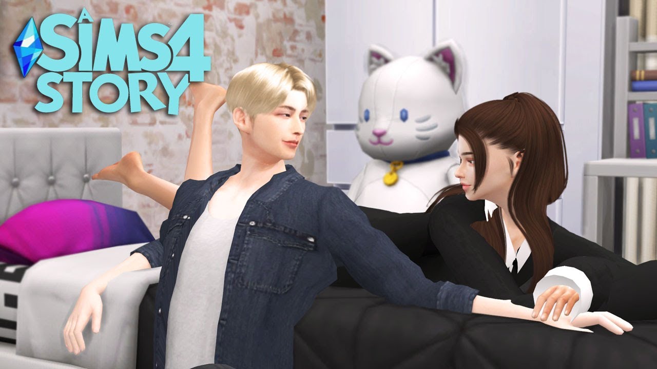 ROOMMATE TO BOYFRIEND | UNIVERSITY K-POP TWIN LOVE STORY | SIMS 4|