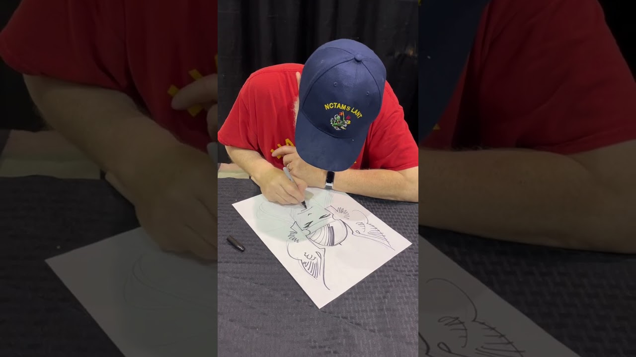 Walt Simonson draws Thor Pencil and Sharpie June 2024