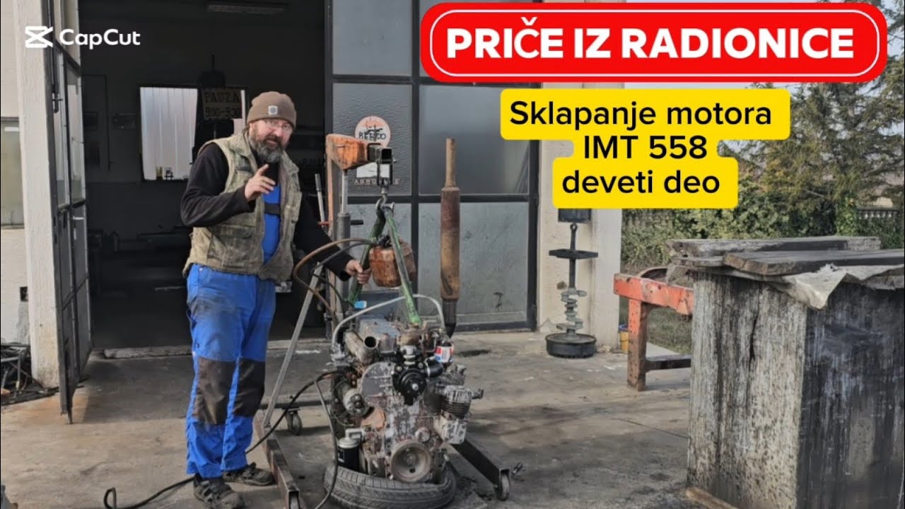 Sklapanje motora IMT 558 9. Deo (Priče iz Radionice)