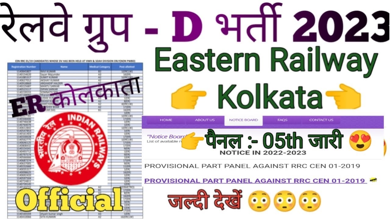 Rrc KOLKATA 5th panel list जारी 😍 || 2nd DV कब से || कितना सीट बचा है 😳|| कौन सा पोस्ट मिला? || RRC