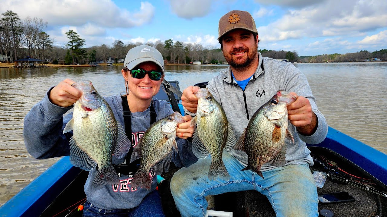 Pre Spawn Crappie Dock Shooting In Georgia!!! {Catch Clean Cook}
