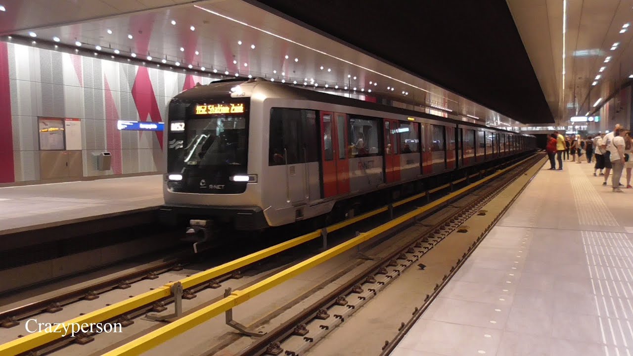 Noord Zuidlijn Europaplein Amsterdam GVB Metro 52 Compilatie