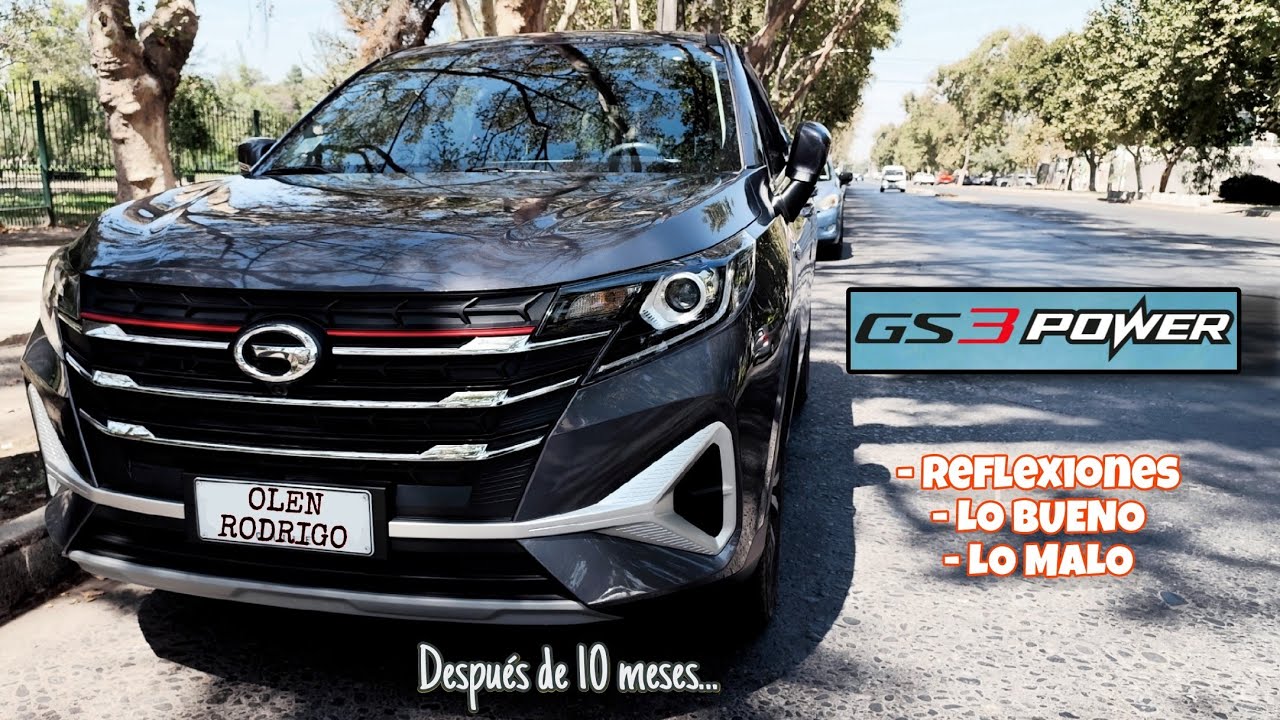 GAC GS3 POWER 2025 - Lo bueno, lo malo, opini&oacute;n personal.