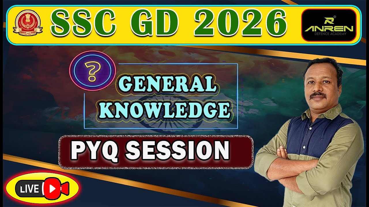 2026 SSC GD || GENERAL KNOWLEDGE || തിരഞ്ഞെടുത്ത മുൻവർഷ ചോദ്യങ്ങൾ