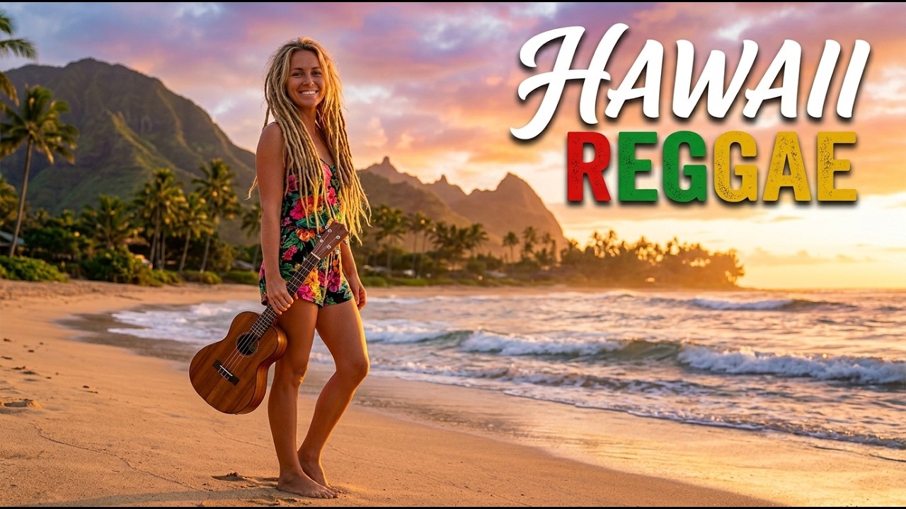 🎶 Endless Summer Reggae ☀️ Hawaiian Island Music with Ocean Waves, Tropical Chill & Aloha Vibes