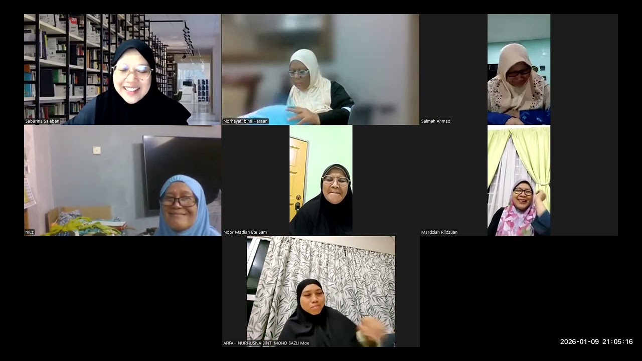 Kelas Tajwid Ustazah Bena 09 Jan 2026