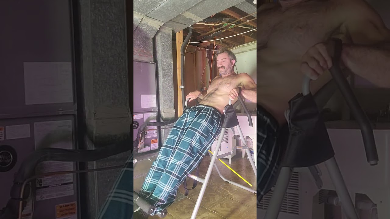 Inversion Table Therapy for Back Pain Relief | Full Spinal Decompression Routine | #MyLittleDungeon