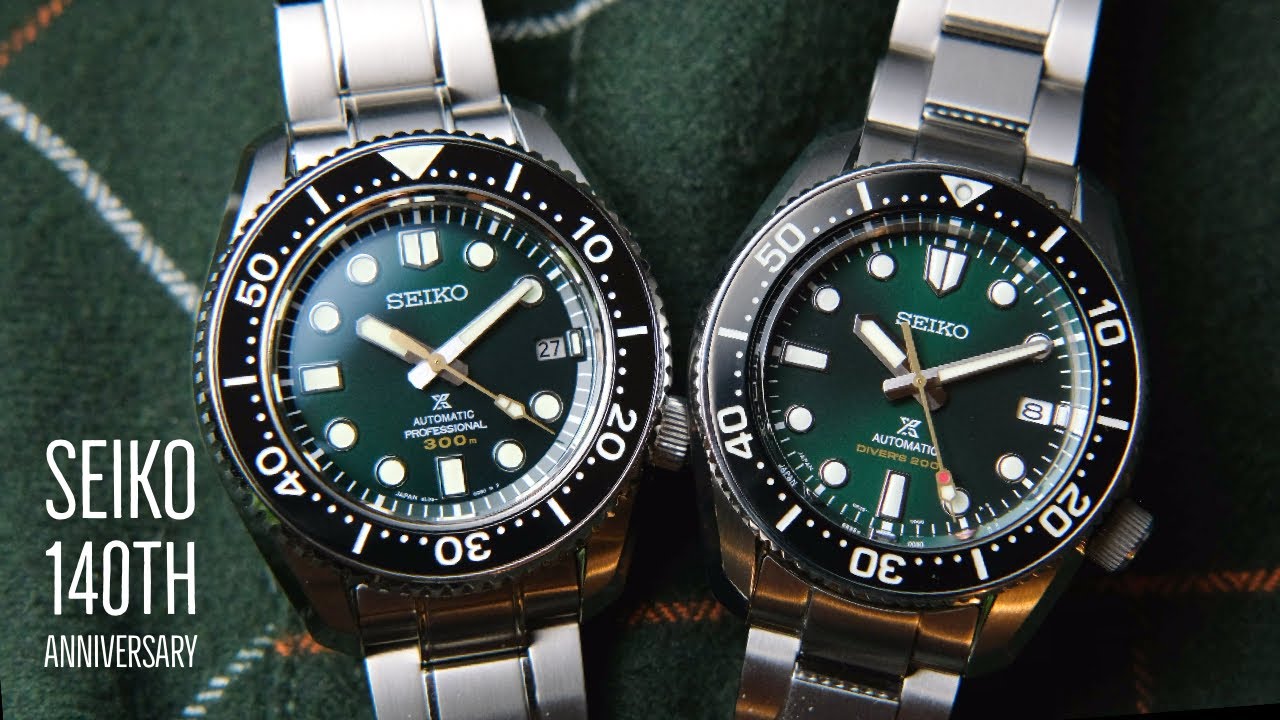 STUNNING Green Dial! | 140th Anniversary Seiko Marinemaster 2021 Review | SPB207J1 & SLA047J1