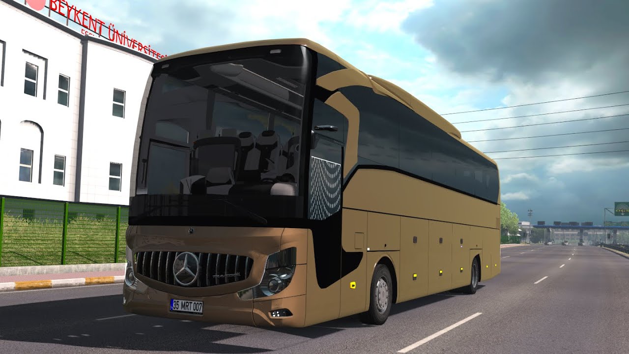 ◉ Mercedes-Benz Travego X 2020 v.1.0 — ETS 2 1.36 MOD (Reterdar Sürüş)