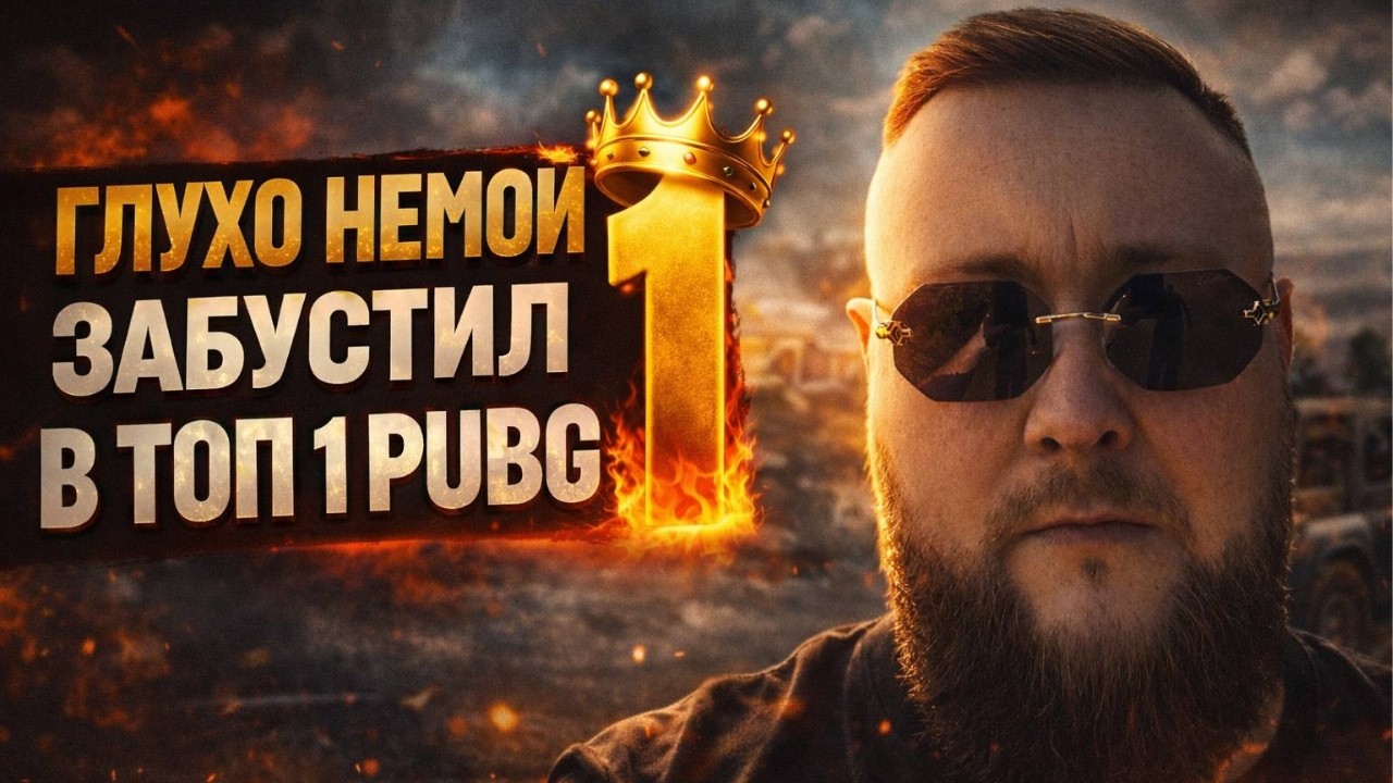 ГЛУХОНЕМОЙ ЗАБУСТИЛ В ТОП 1 PUBG