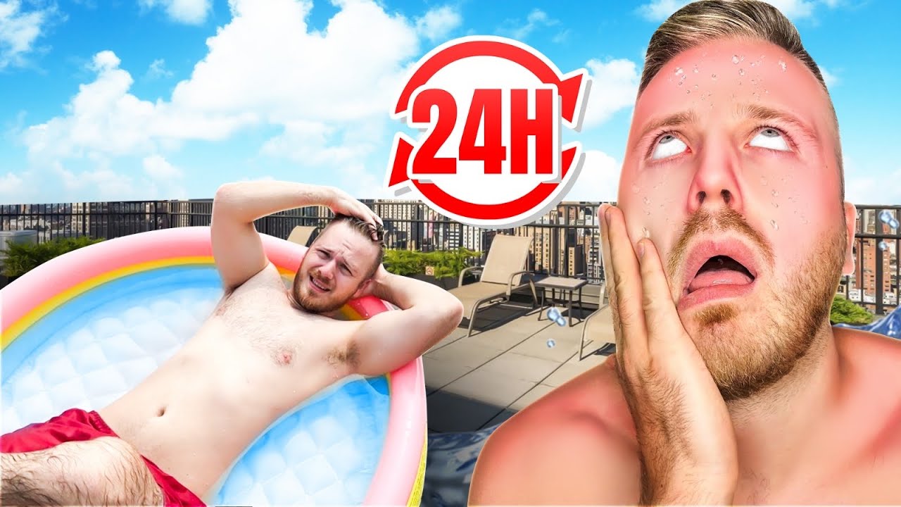 PREZIVLJAVAM 24 SATA NA TERASI! *izgoreo od sunca*