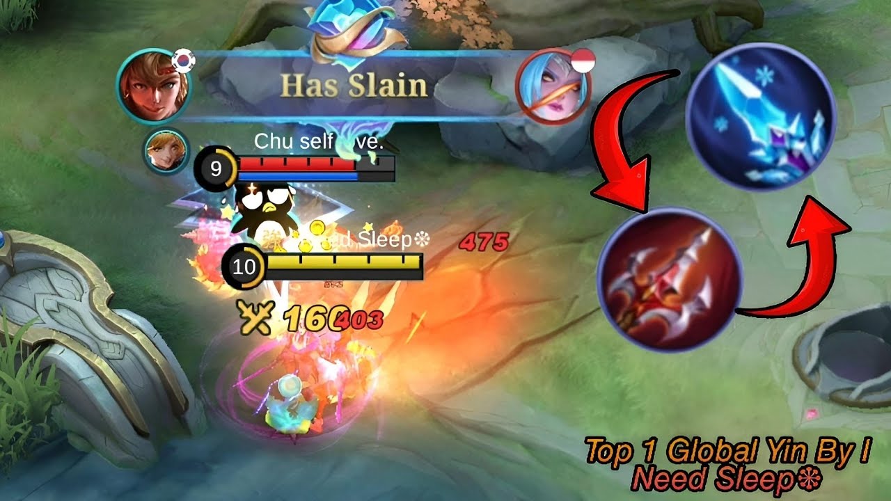 Top 1 Global Yin By I Need Sleep❉ || Yin Best Build 2022 || Mobile Legends