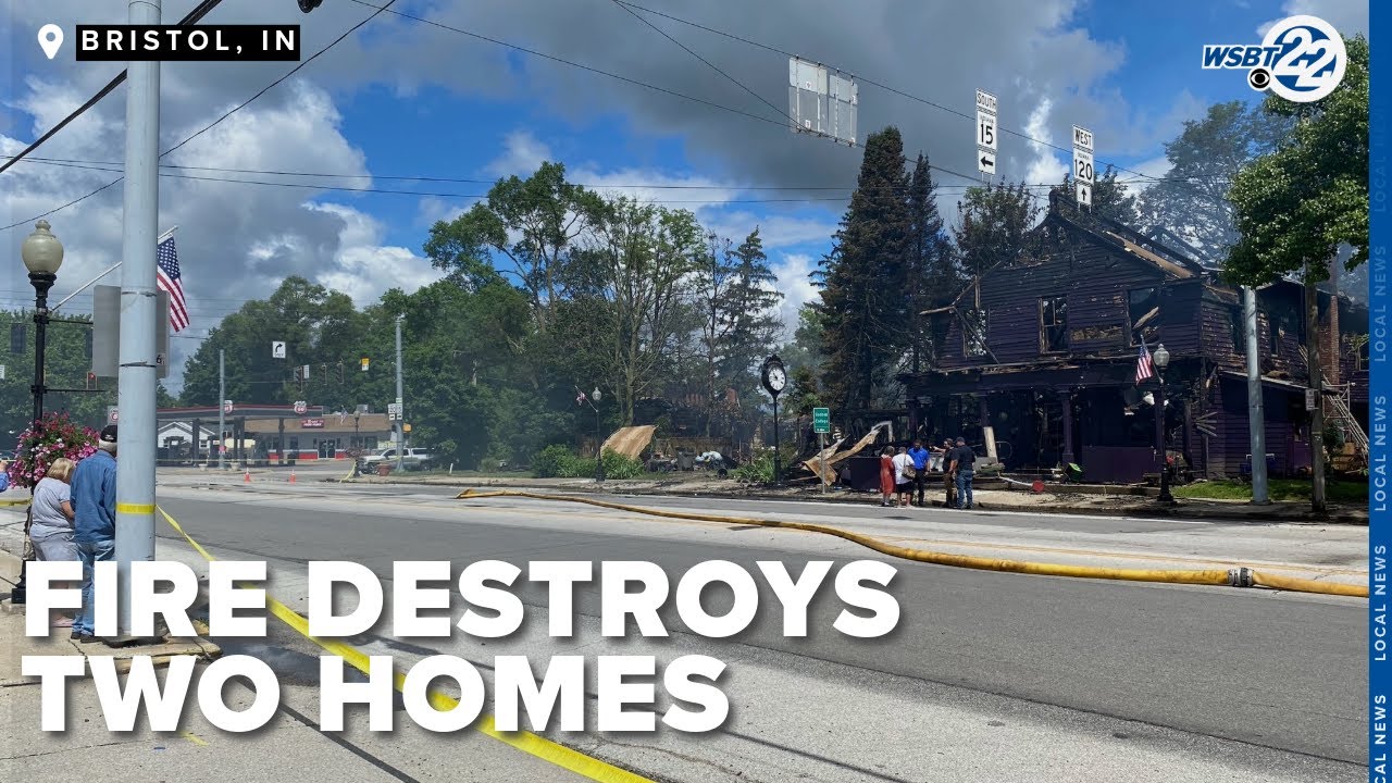 Fire burns one of Indiana city's oldest buildings to the ground