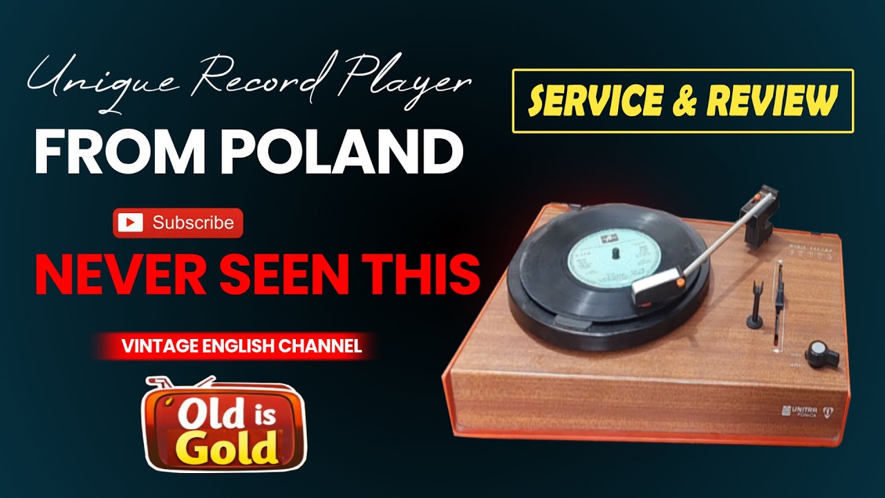 Nigdy tego nie widziałem | Unikalny gramofon z Polski | Unitra Fonica-Polska