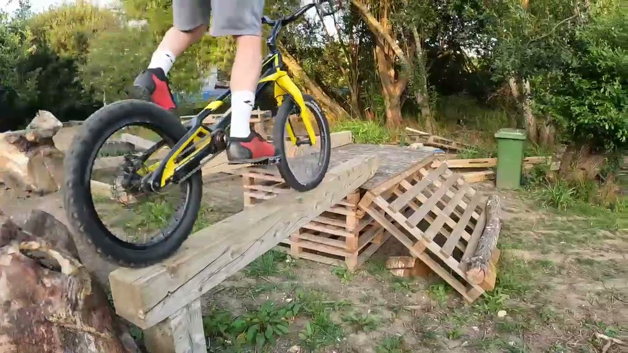 Shaun doing rehab by riding blue routes