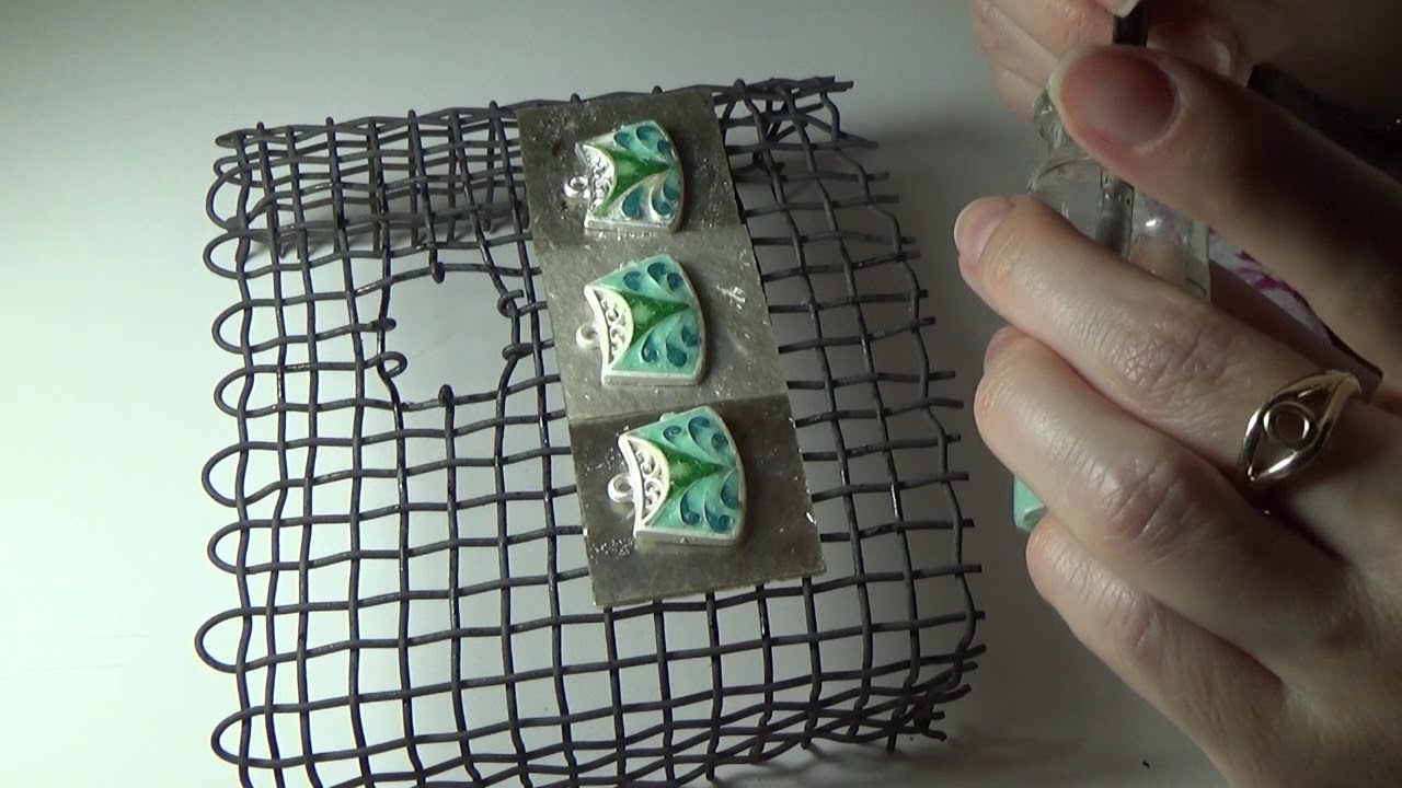 Jewelry making process. Enamel making.
