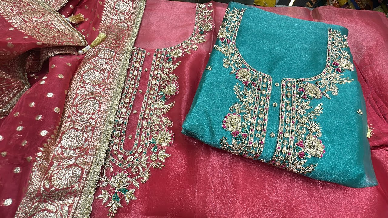 NEW DESIGN Amir Suit Collection | Designer Handwork Suits | Chandni Chowk Wholesale