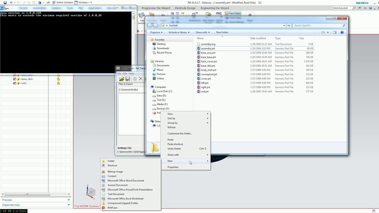 ์NX Export Assembly ให้ออกมาเป็นfile iges ย่อย ด้วย Batch Tool
