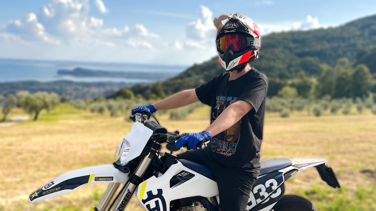 TEST husqvarna 125 tc 2019  * FINITO MALE 😅 *