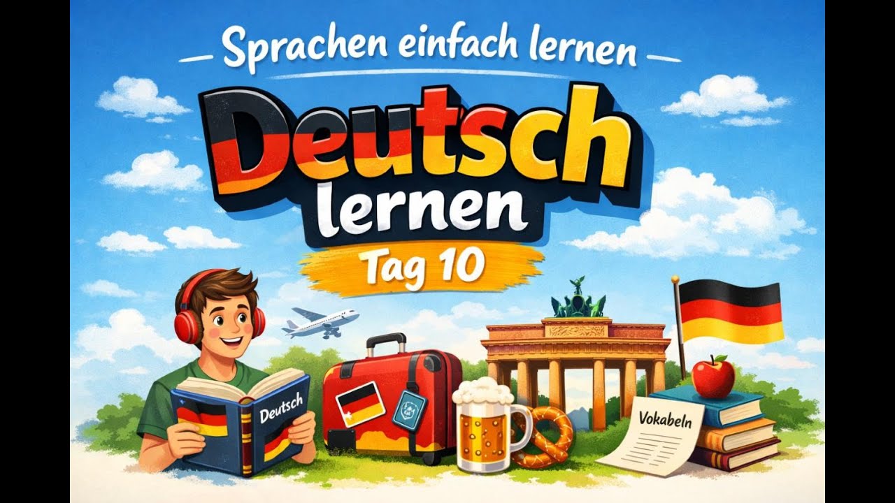 Tag 10 Deutsch lernen (A1/A2)