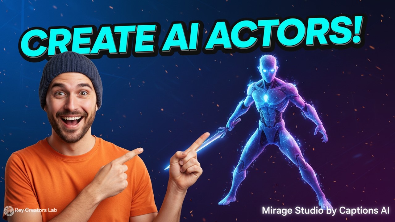 Mirage Studio by Captions AI: Create AI Actors Instantly!
