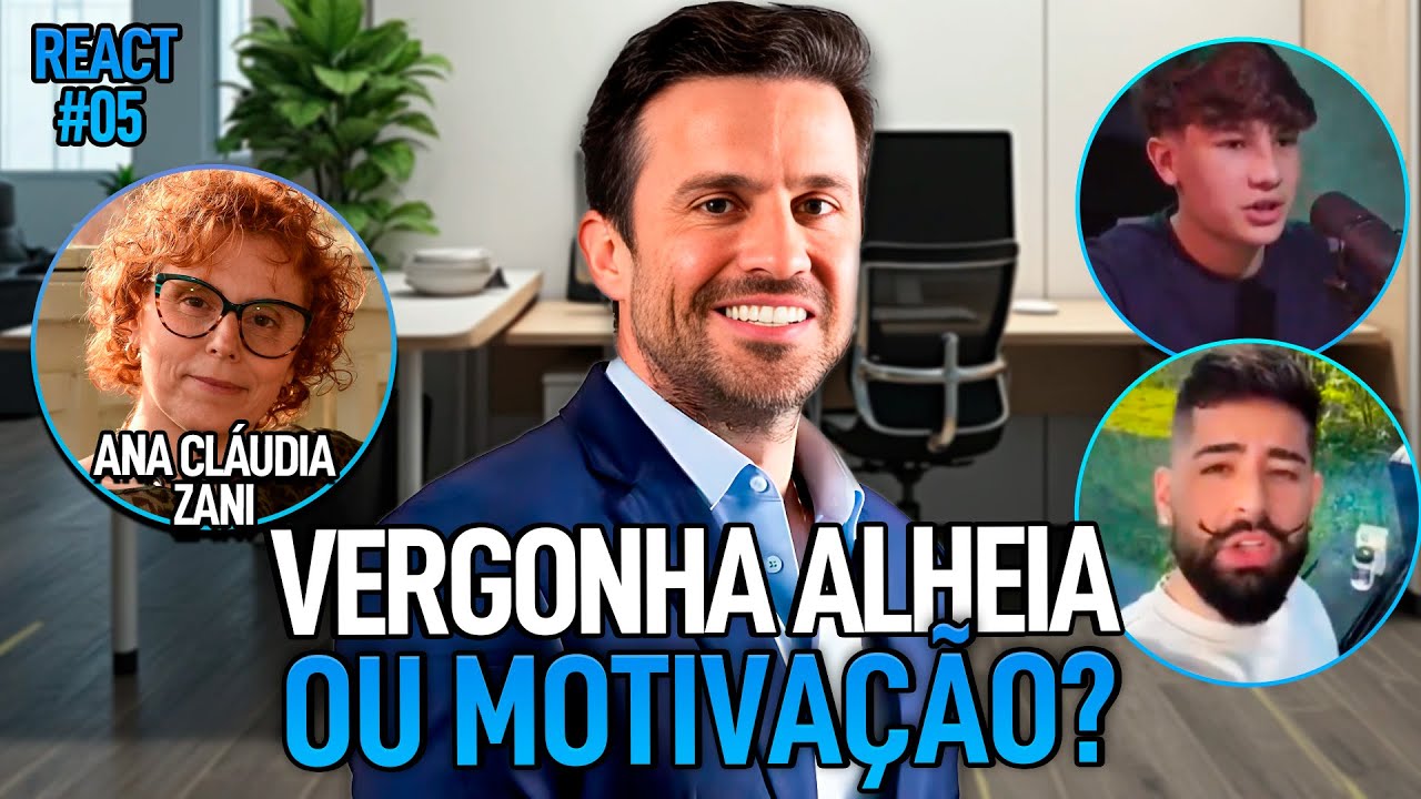 REACT #05 | PSIC&Oacute;LOGA REAGE E DESMENTE V&Iacute;DEOS DE COACHS DE INTERNET | #ACHISMOS