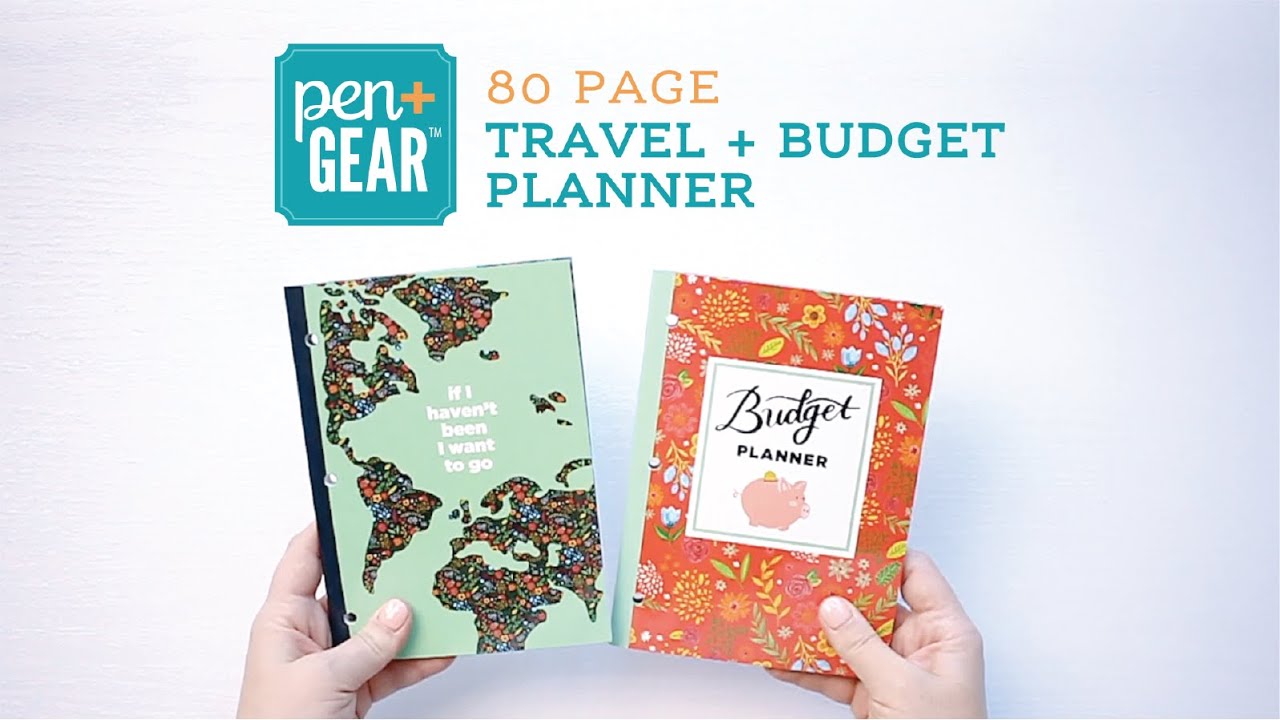 Travel and Budget Planners by Pen+Gear & 3Birds Design