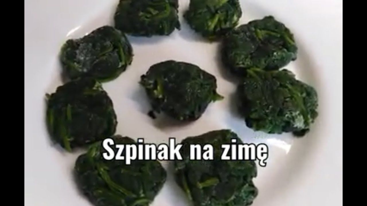 Szpinak na zimę koniecznie zrób sobie  😊  Spinach cubes.