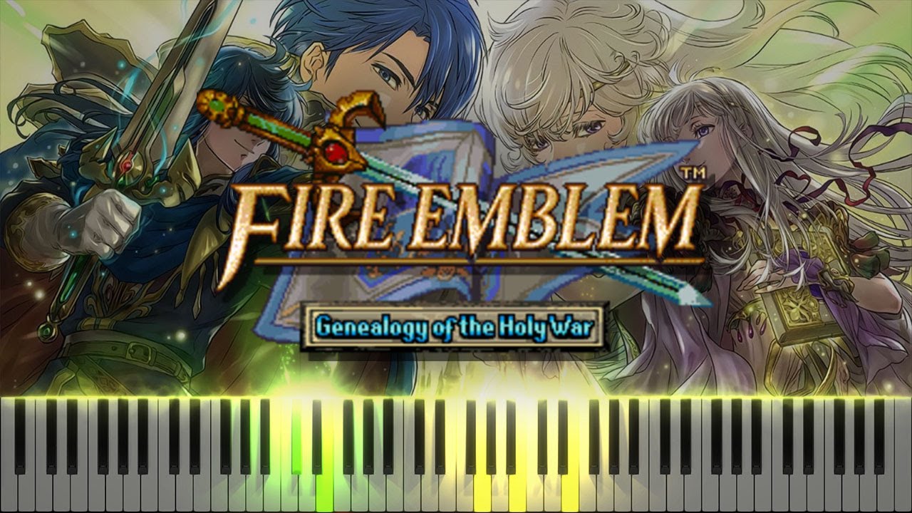 Disturbance in Agustria (Fire Emblem: Genealogy of the Holy War) - Synthesia / Piano Tutorial