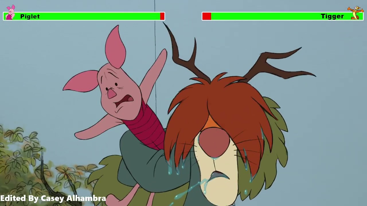 Winnie the Pooh (2011) Frightful Chase with healthbars