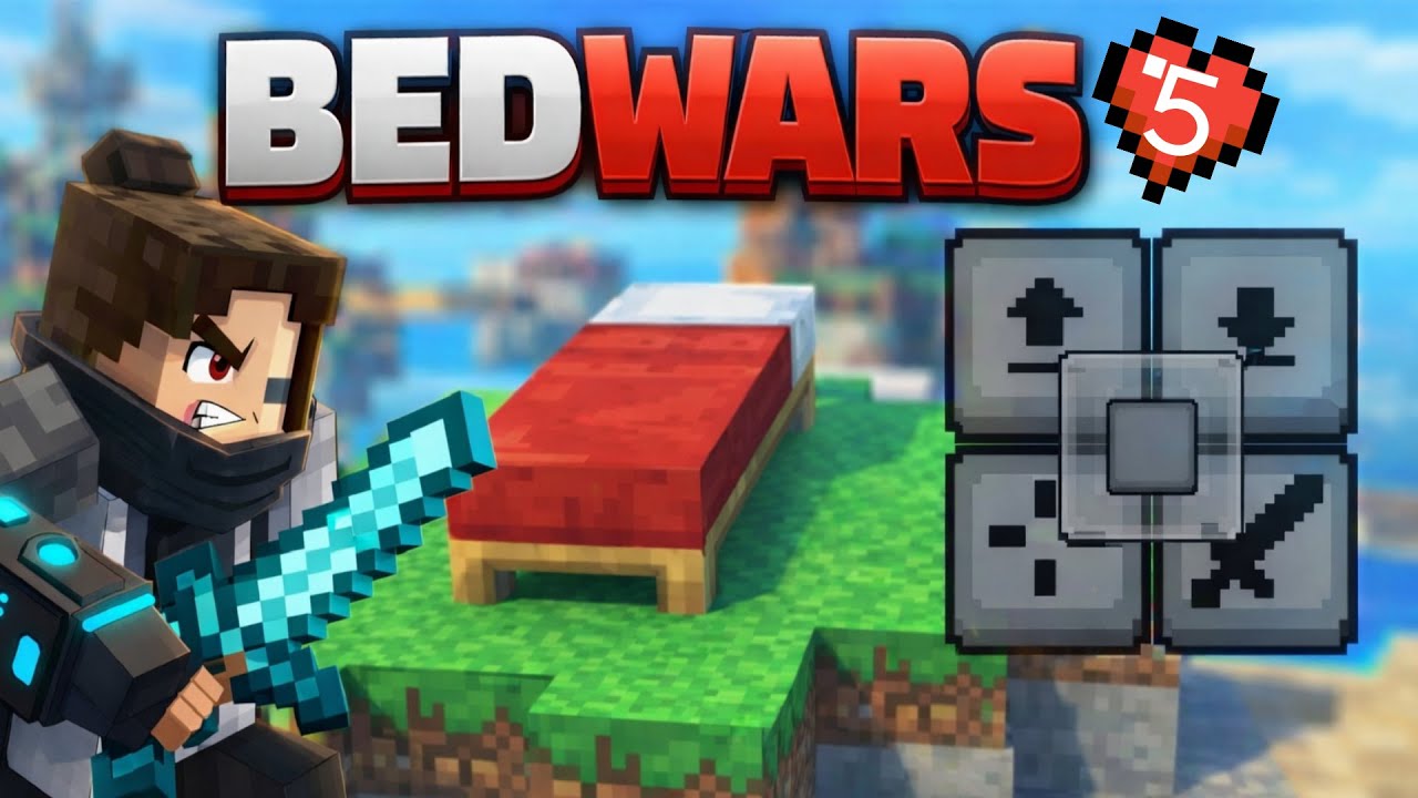 Hive Bedwars GamePlay on Mobile #5 || 60 FPS || new control ||                         @minecraft