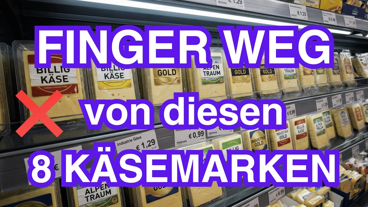 Die 8 SCHLIMMSTEN Deutschen Käsemarken
