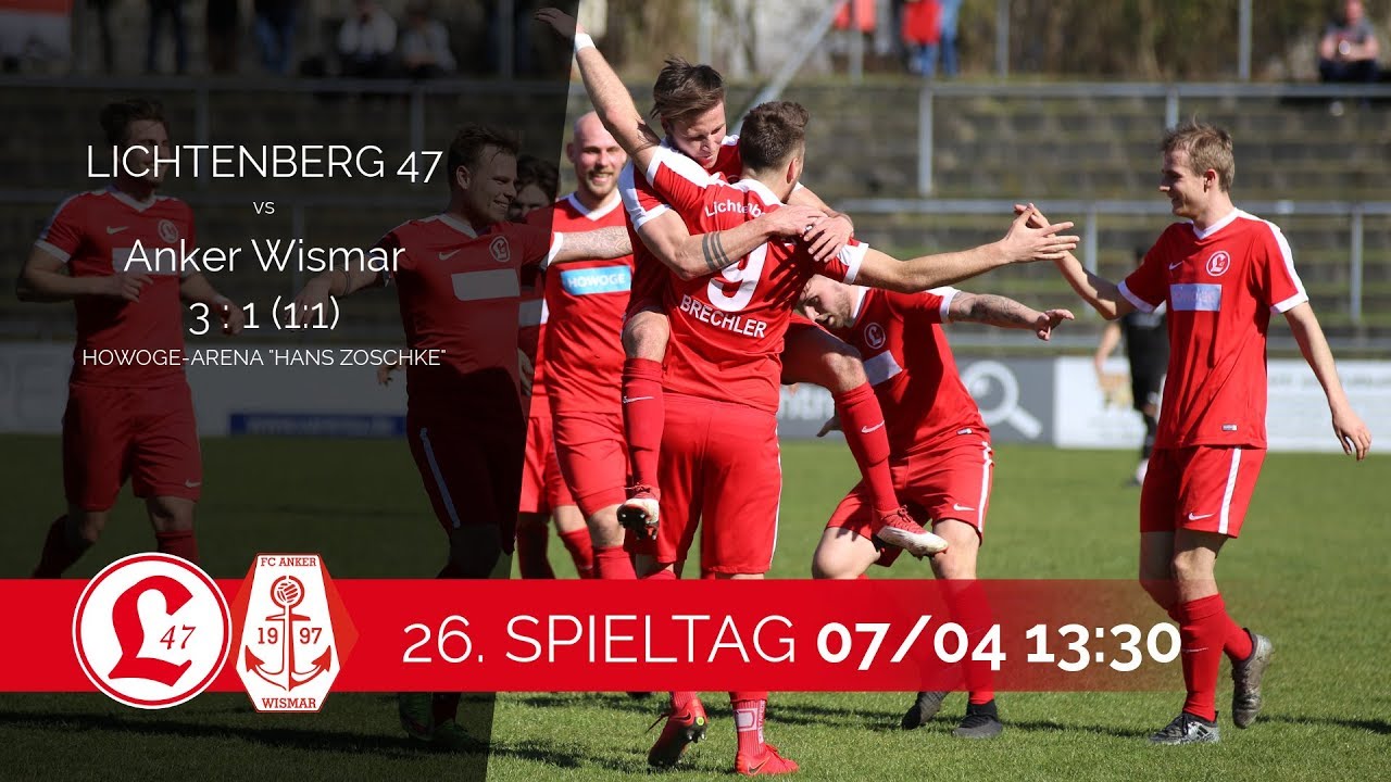 26. Spieltag 2017/18 - 3:1 (1:1) Lichtenberg 47 - Anker Wismar