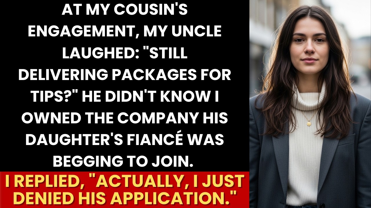 Uncle Mocked Me “Still Delivering Packages?”—I Replied “I Just Denied Your Future Son-In-Law’s Job”