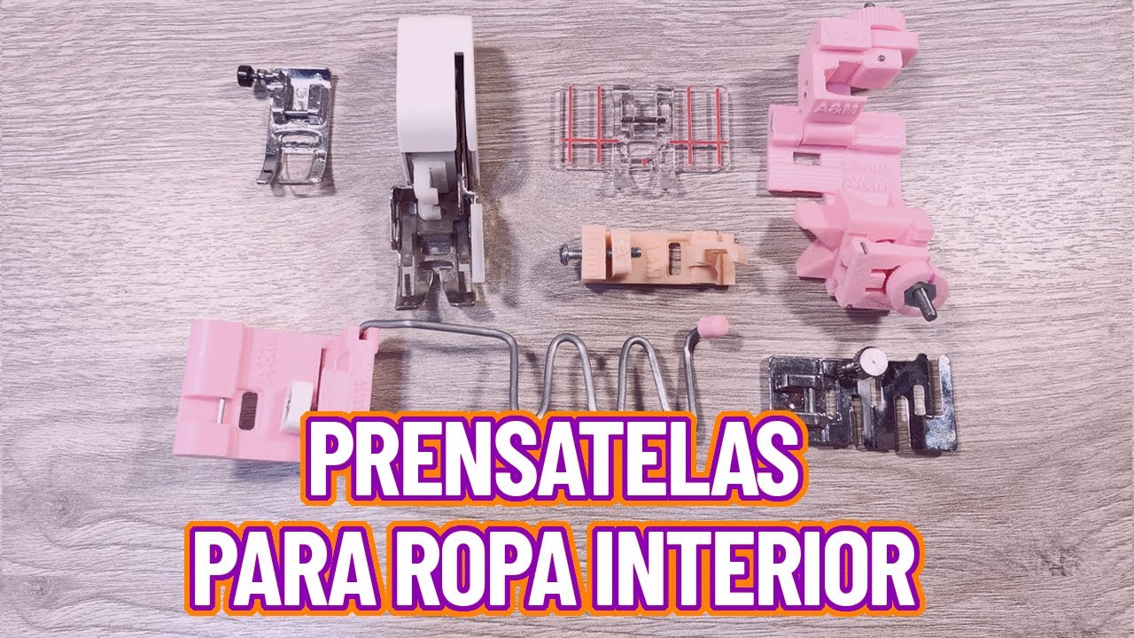 7 prensatelas para coser y vender ropa interior desde casa 🤑