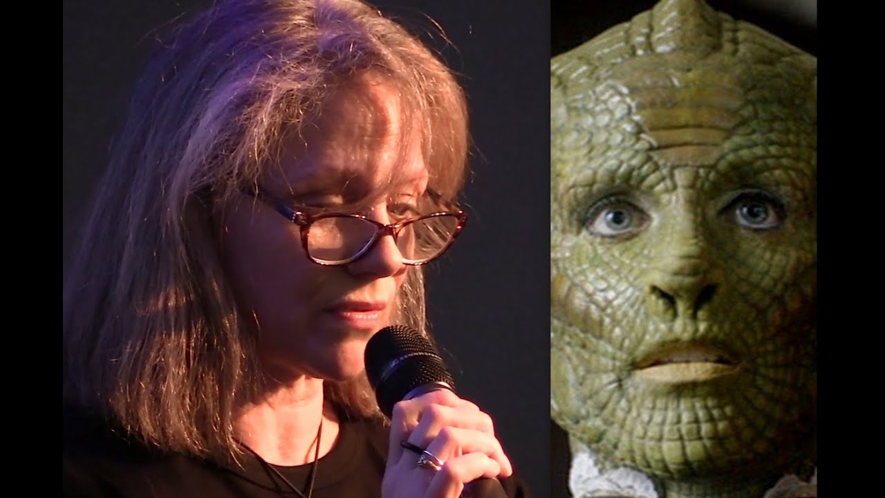 Neve McIntosh reads the prologue to Doctor Who and the Cave Monsters at Bedford Who Charity Con 10