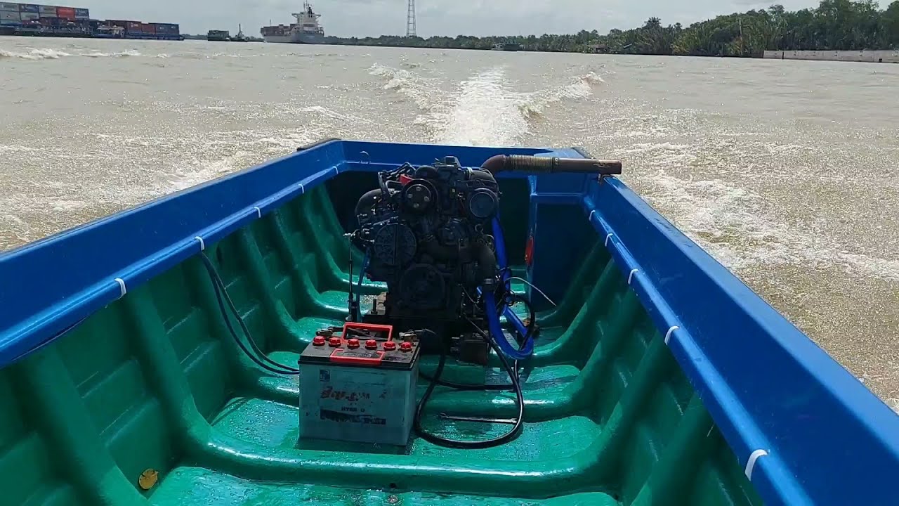 chạy thử võ 7m2 đặc máy Kubota v1505 lái vô lăng