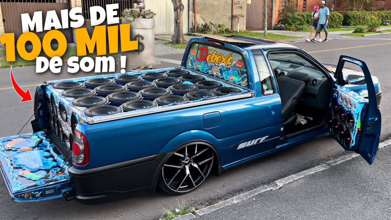 AONDE CHEGA PARA TUDO 😱SAVEIRO DEBOXE ARO 20 E SUSPENSÃO A AR